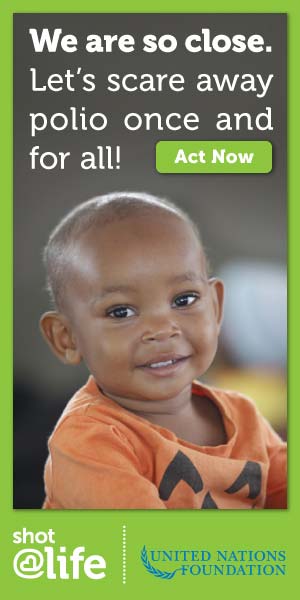 UN polio campaign ads